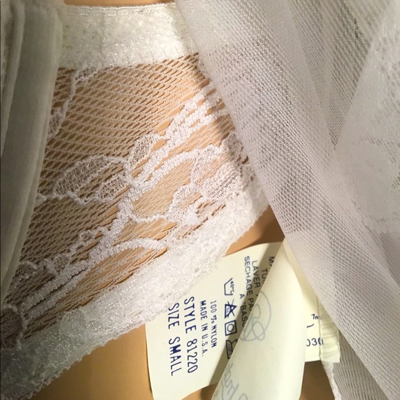 Vintage white undercover sheer robe Small - Picture 7 of 8